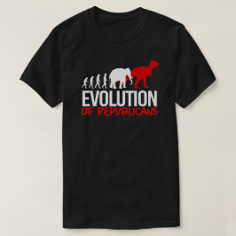 Die Evolution der Republikaner in Dinosaurier T-Shirt