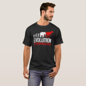 Die Evolution der Republikaner in Dinosaurier T-Shirt (Vorne ganz)