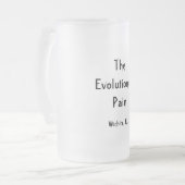 Die Evolution der Schmerz, Wichita, Ks. Mattglas Bierglas (Vorderseite Links)