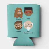 Die Evolution des angesagten - Hippie - angesagten Dosenkühler (Rückseite)