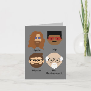 Die Evolution des angesagten - Hippie - angesagten Karte