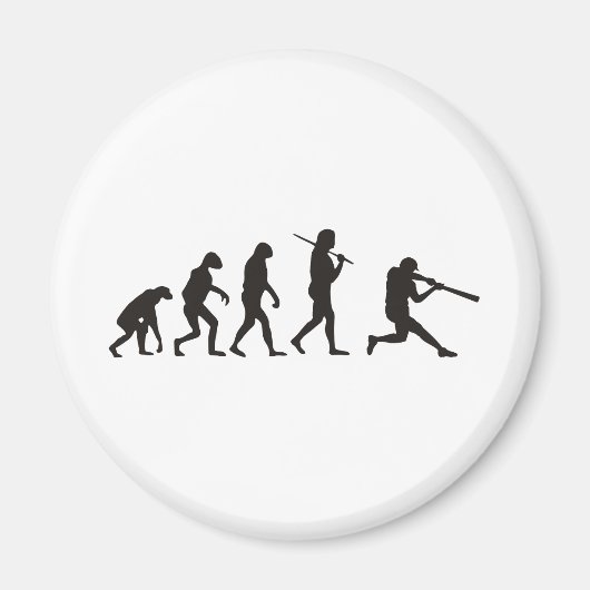Die Evolution des Baseballbatters Magnet (Vorne)