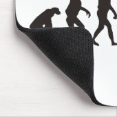 Die Evolution des Baseballbatters Mousepad (Ecke)