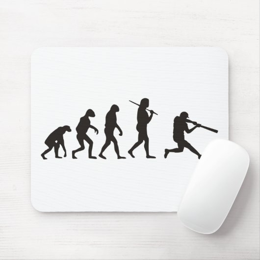 Die Evolution des Baseballbatters Mousepad (Mit Mouse)