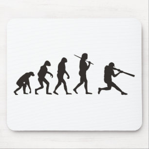 Die Evolution des Baseballbatters Mousepad