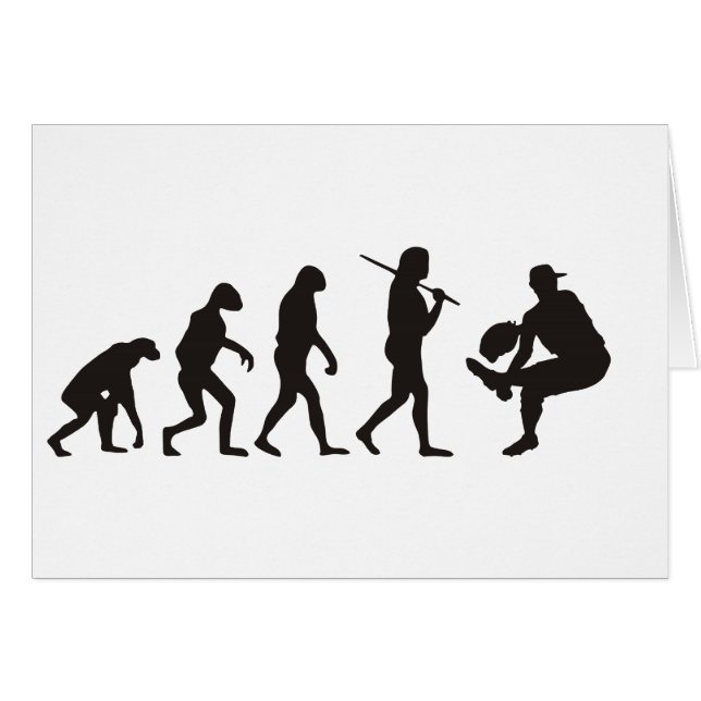 Die Evolution des Baseballpitchers (Vorderseite (Horizontal))