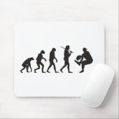 Die Evolution des Baseballpitchers Mousepad (Mit Mouse)
