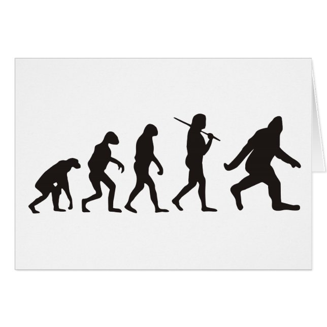 Die Evolution des Bigfoot (Vorderseite (Horizontal))