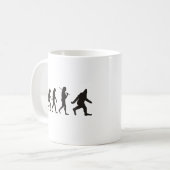 Die Evolution des Bigfoot Kaffeetasse (Vorderseite Links)