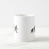 Die Evolution des Bigfoot Kaffeetasse (Mittel)