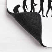 Die Evolution des Commodification des Mannes Mousepad (Ecke)