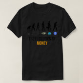 Die Evolution des Geldes ETH Ethereum Krypto Krypt T-Shirt (Design vorne)