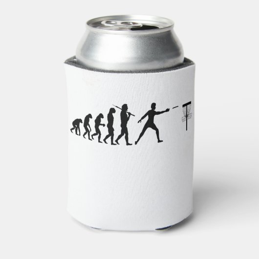 Die Evolution des Golfplatzes Dosenkühler (Kanne Rückseite)