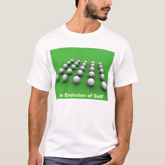 Die Evolution des Golfsports T-Shirt (Vorderseite)