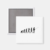 Die Evolution des Menschen Magnet (Vorderseite/Rückseite)