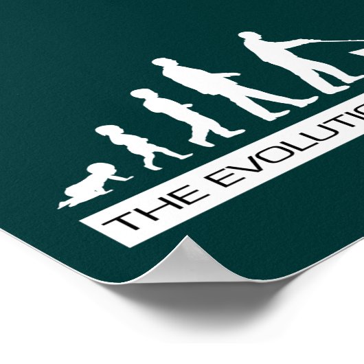 Die Evolution des Vater Poster (Ecke)