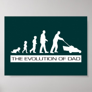 Die Evolution des Vater Poster