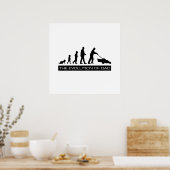 Die Evolution des Vaters Poster (Küche)