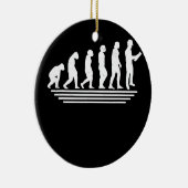 Die Evolution eines Zivilen technischen Funny Zivi Keramik Ornament (Rechts)