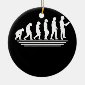 Die Evolution eines Zivilen technischen Funny Zivi Keramik Ornament (Vorne)