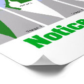 Die Evolution Palästinas Poster (Ecke)