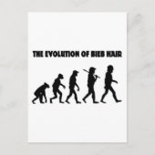 Die Evolution von B Hair Postkarte (Vorderseite)