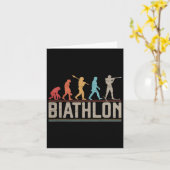 Die Evolution von Biathlon Target Shooting XC Skii Karte (Gelbe Blume)
