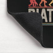 Die Evolution von Biathlon Target Shooting XC Skii Mousepad (Ecke)