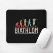 Die Evolution von Biathlon Target Shooting XC Skii Mousepad (Mit Mouse)