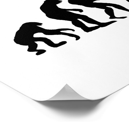 Die Evolution von Ham Ham Radio Poster (Ecke)