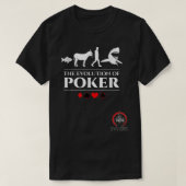 Die Evolution von Poker Fisch Donkey Man Card Shar T-Shirt (Design vorne)