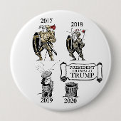 Die Evolution von Präsidenten Trump Button (Vorderseite)