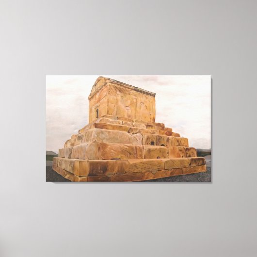 Die ewige Stille von Pasargadae Leinwanddruck (Vorderseite)