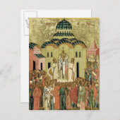 Die Exaltation des Kreuzes Postkarte (Vorne/Hinten)