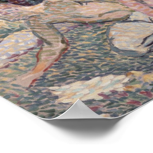 Die Exkursionisten, 1894 Poster (Ecke)