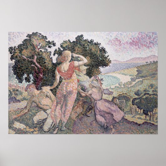 Die Exkursionisten, 1894 Poster (Vorne)