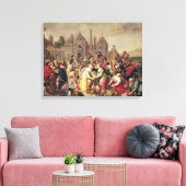 Die Exodus oder die Vasen der Ägypter Leinwanddruck (Insitu (Wohnzimmer))