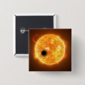 Die Exoplanet Wasp-107b ist ein Gasriese Button (Vorne & Hinten)