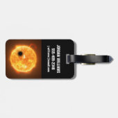 Die Exoplanet Wasp-107b ist ein Gasriese Gepäckanhänger (Rückseite horizontal)