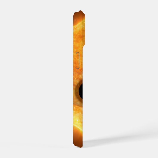 Die Exoplanet Wasp-107b ist ein Gasriese iPhone 15 Hülle (Rechte Seite)