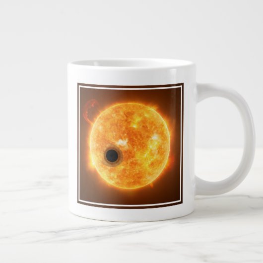 Die Exoplanet Wasp-107b ist ein Gasriese Jumbo-Tasse (Rechts)