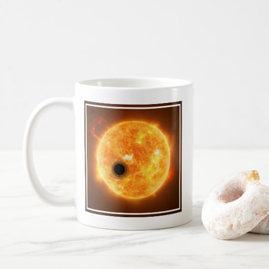 Die Exoplanet Wasp-107b ist ein Gasriese Kaffeetasse (Mit Donut)