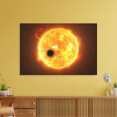 Die Exoplanet Wasp-107b ist ein Gasriese Leinwanddruck (Insitu (Wohnzimmer))