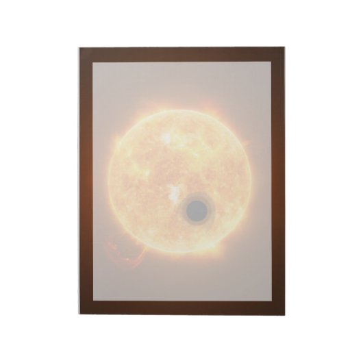 Die Exoplanet Wasp-107b ist ein Gasriese Notizblock (Rotiert)