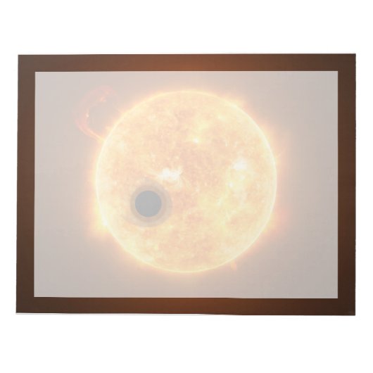 Die Exoplanet Wasp-107b ist ein Gasriese Notizblock (Vorderseite)