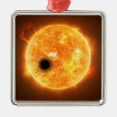 Die Exoplanet Wasp-107b ist ein Gasriese Ornament Aus Metall (Vorne)