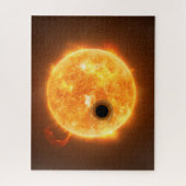 Die Exoplanet Wasp-107b ist ein Gasriese Puzzle (Vertikal)