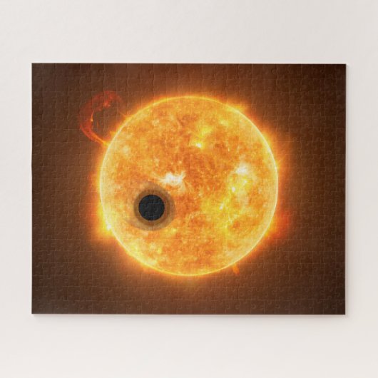 Die Exoplanet Wasp-107b ist ein Gasriese Puzzle (Horizontal)