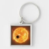 Die Exoplanet Wasp-107b ist ein Gasriese Schlüsselanhänger (Vorne)