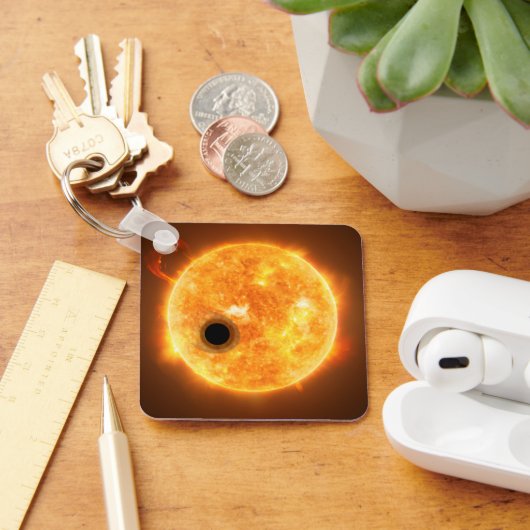 Die Exoplanet Wasp-107b ist ein Gasriese Schlüsselanhänger (Schreibtisch)